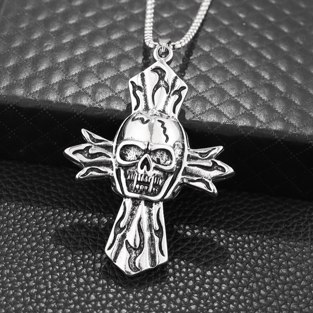 Skull Cross Necklace