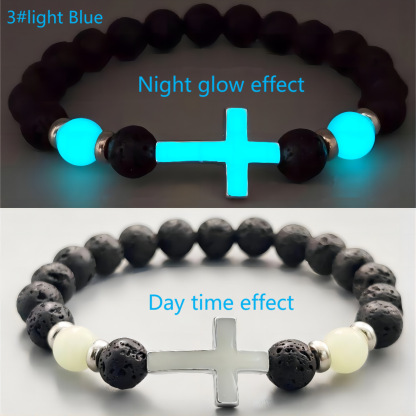 Luminous Cross Bracelet