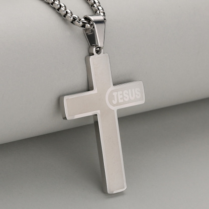 Hip Hop Men's Cross Necklace