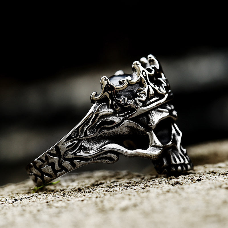 vintage スカル RINKAN グランジ Punk silver925 Vintage Punk Sterling Silver Skull Ring – GTHIC