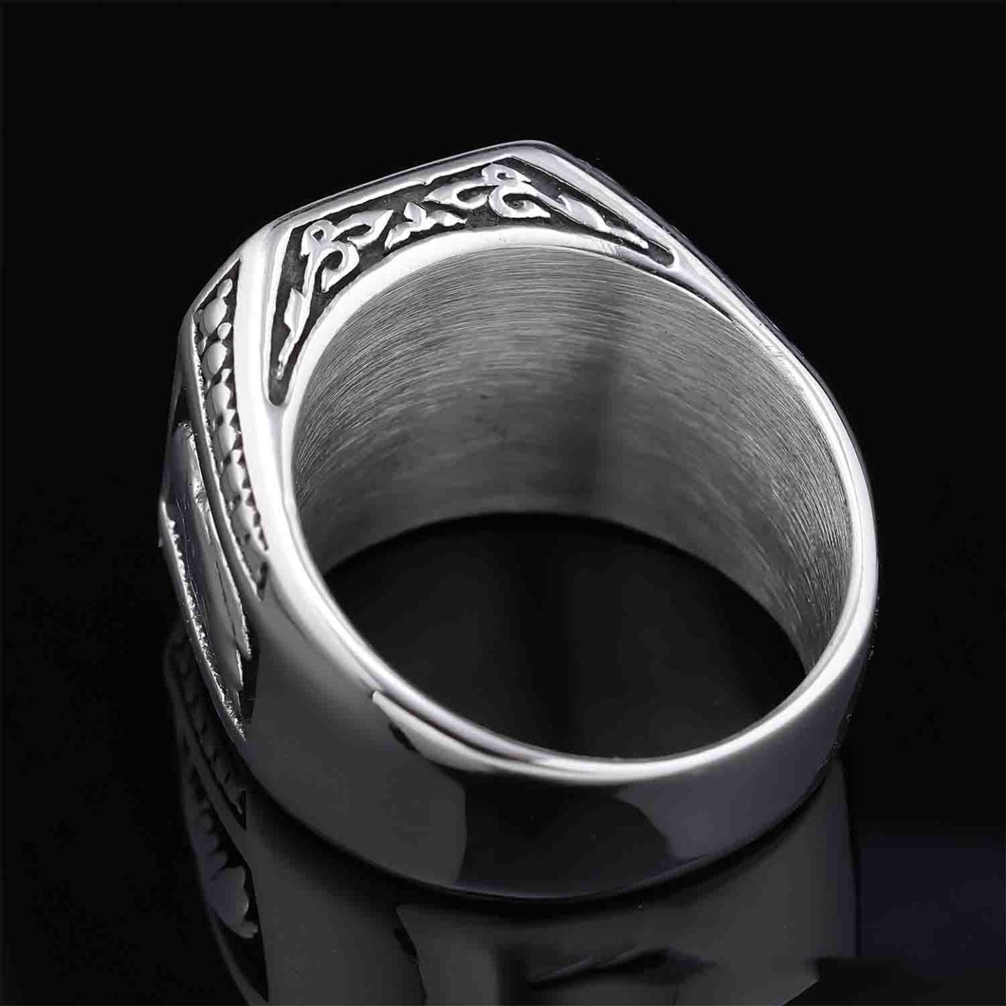 Skull Crow 925 Silver Ring