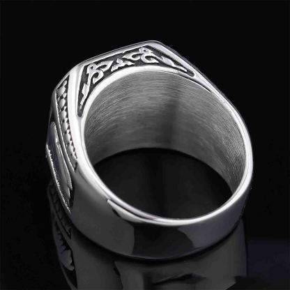 Skull Crow 925 Silver Ring