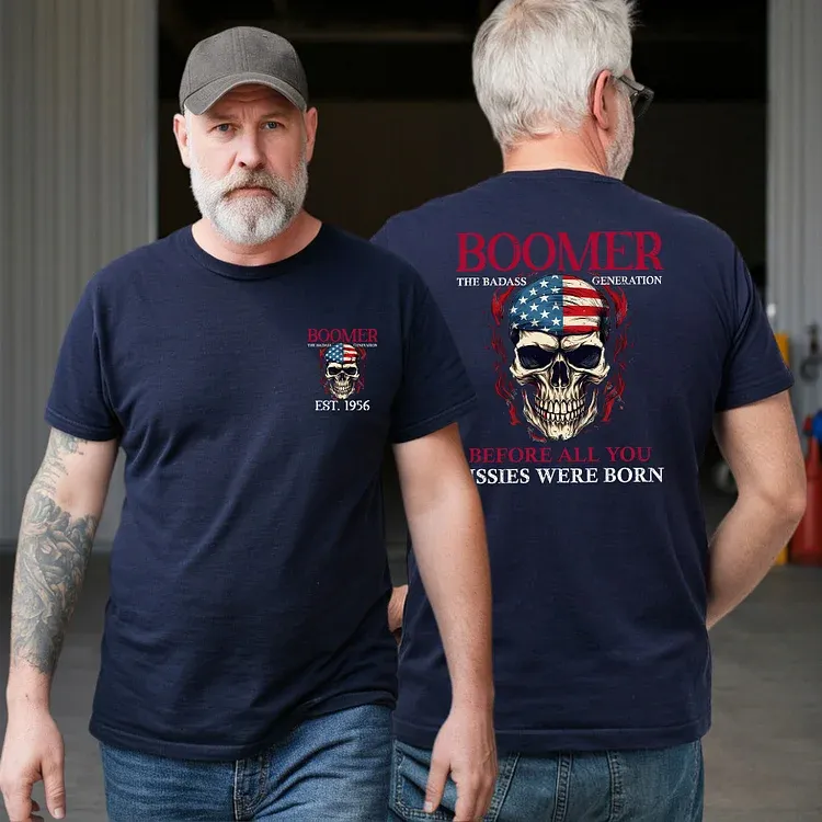 BOOMER The Badass Generation Custom T shirt