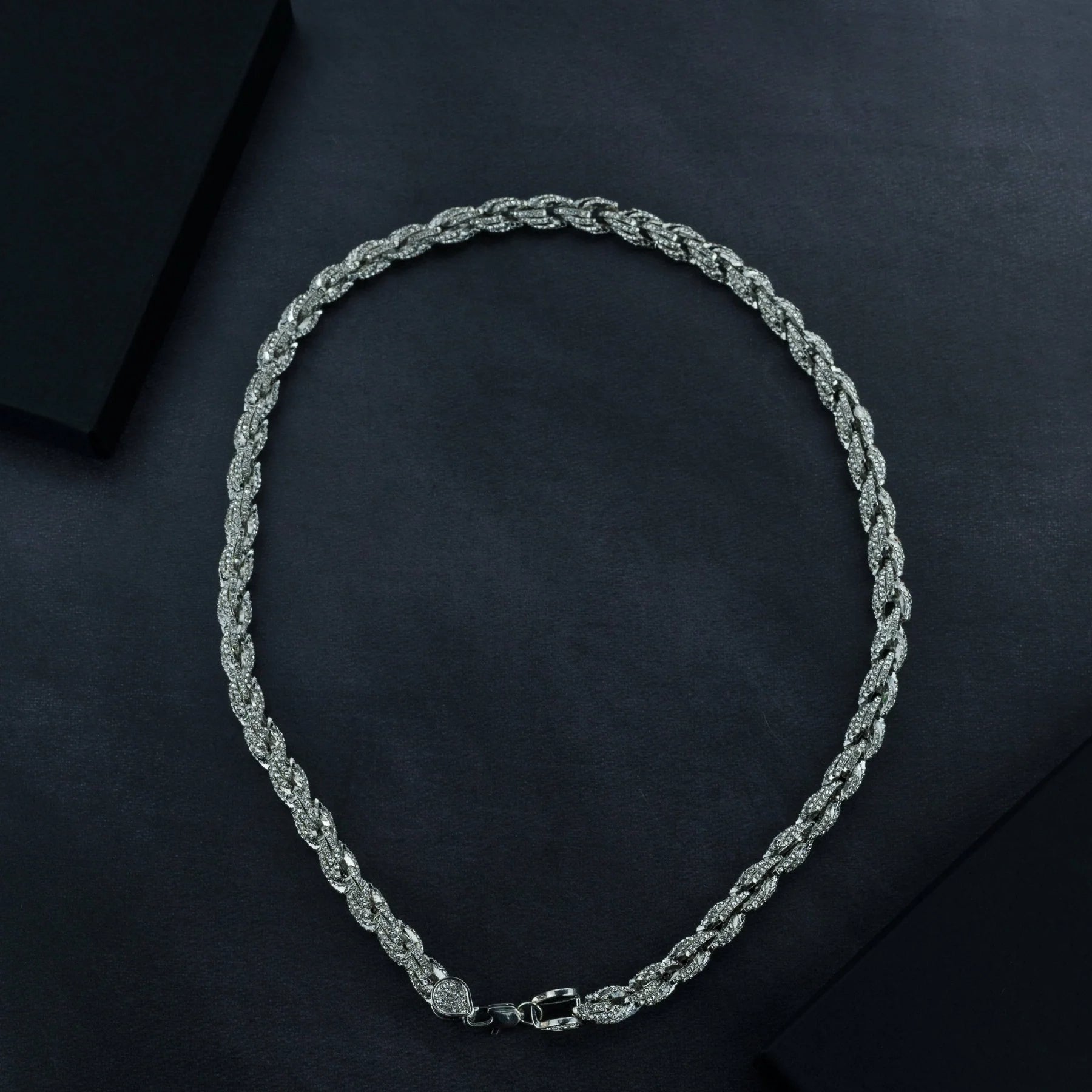 9mm Iced Rope Bracelet & Chain Bundle