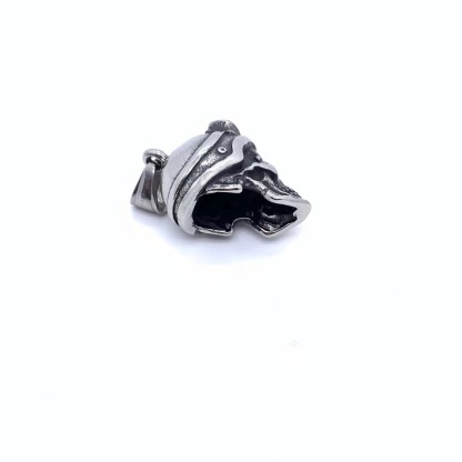 Pilot skull 925 silver pendant
