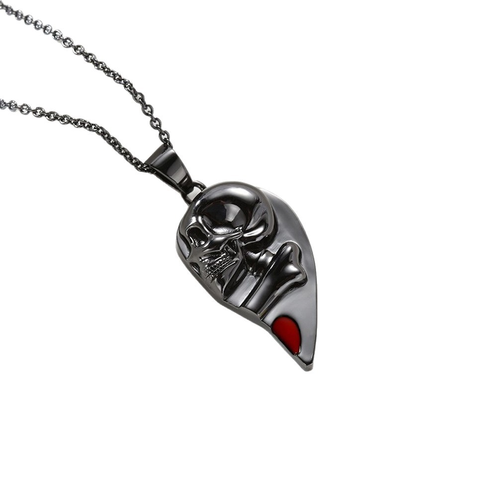 Skull Heart Pendant