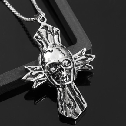 Skull Cross Necklace