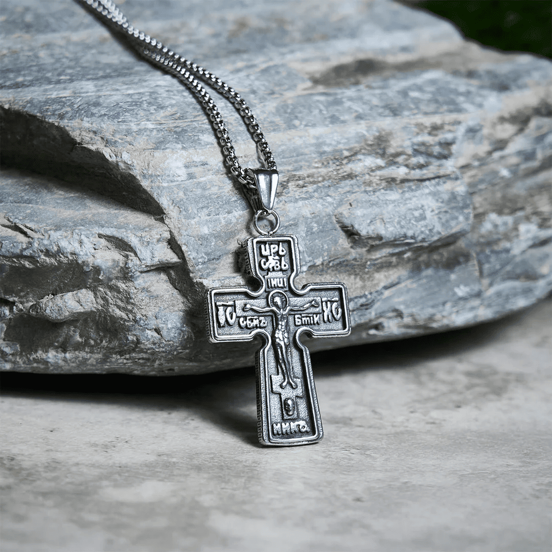 Vintage Orthodox Crucifix Necklace Series