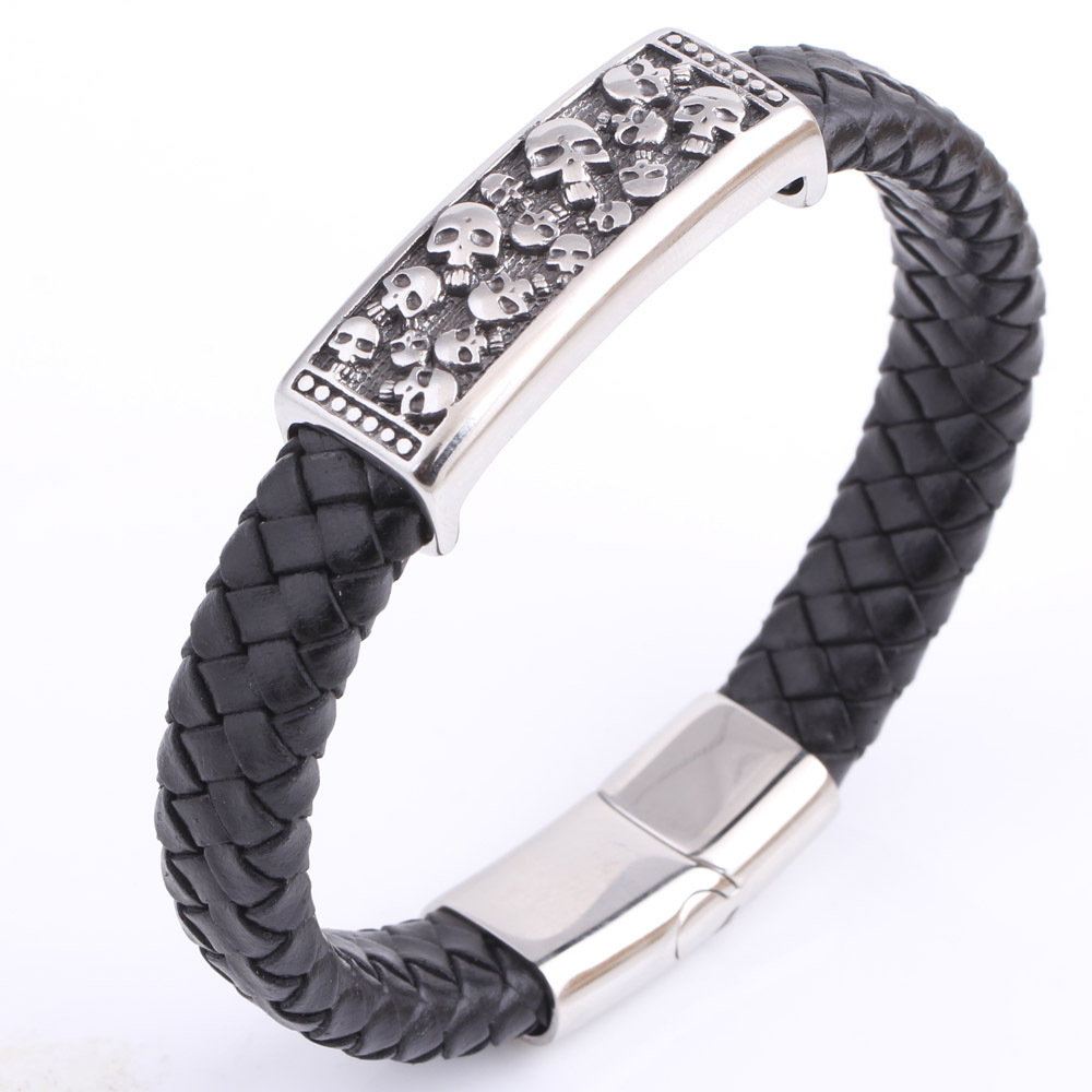 Halloween skull bracelet