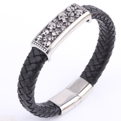 Halloween skull bracelet