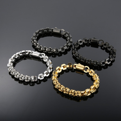 Spliced ​​skull polygon bracelet