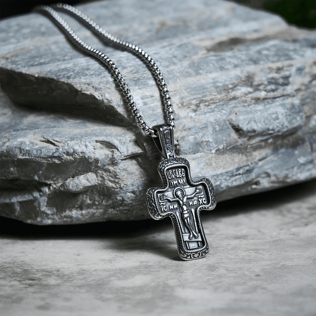 Vintage Orthodox Crucifix Necklace Series