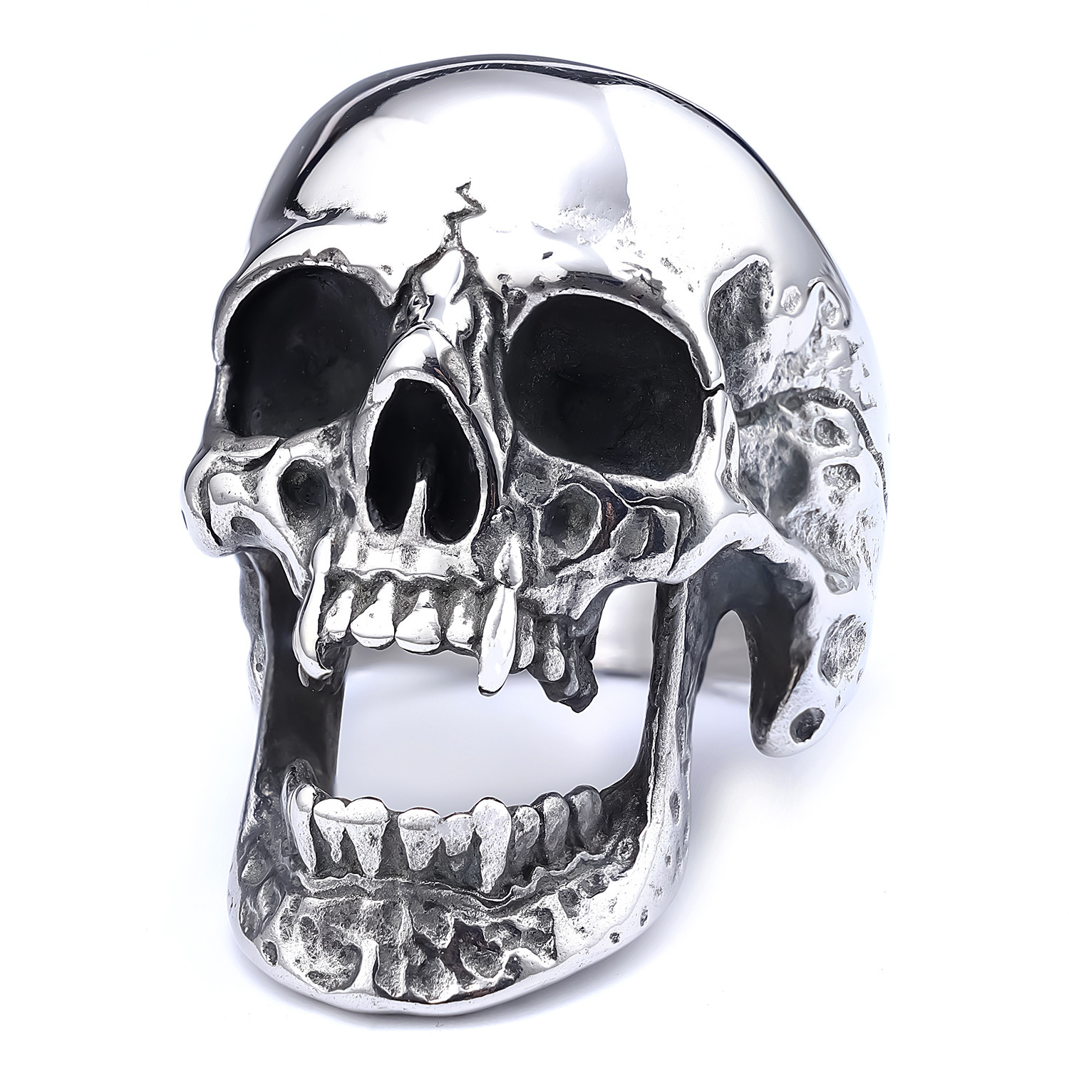 Giant zombie skull ring