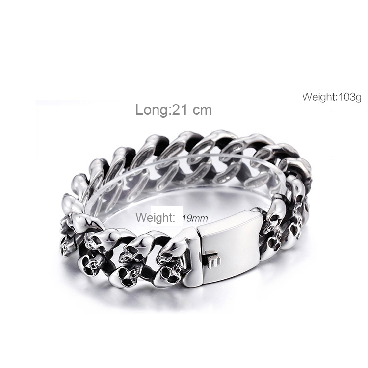 Punk Personalized Skull Men's Bracelet