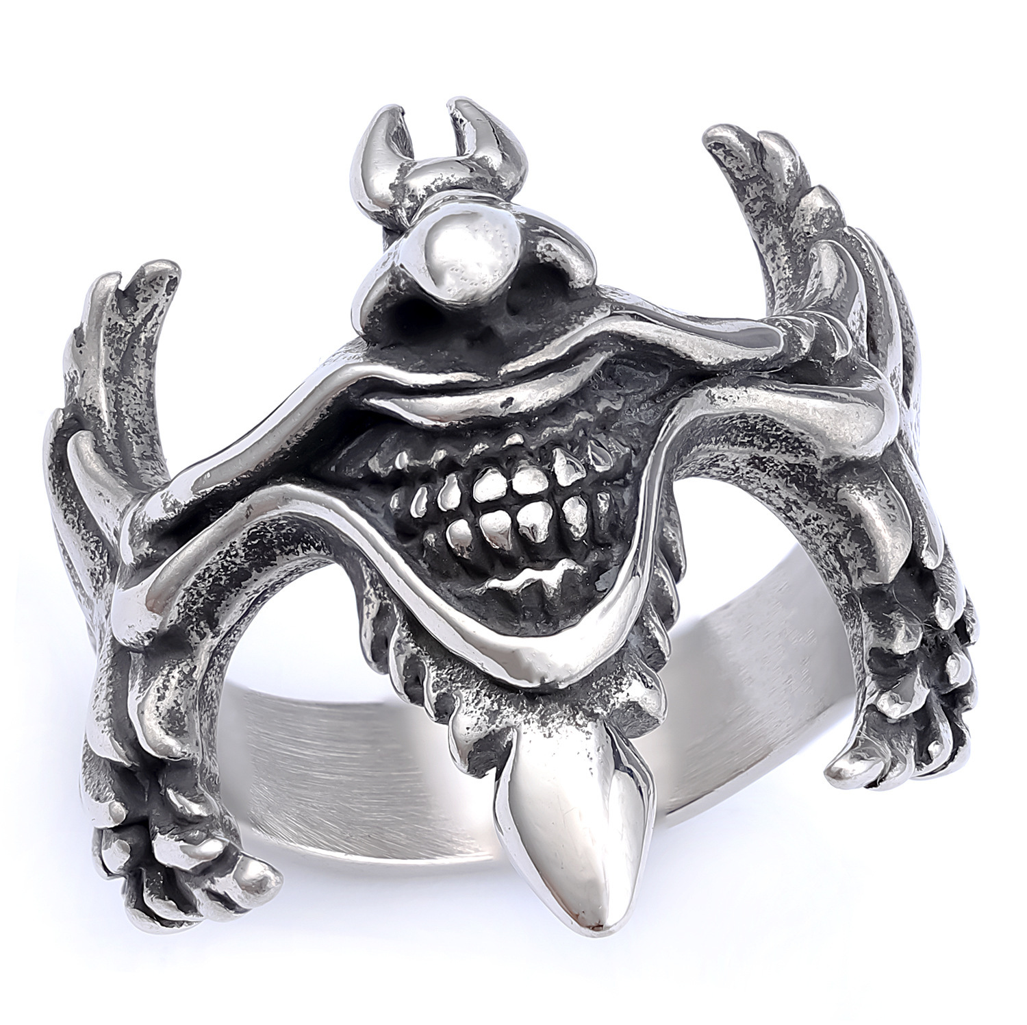 Devil Smile Clown Ring