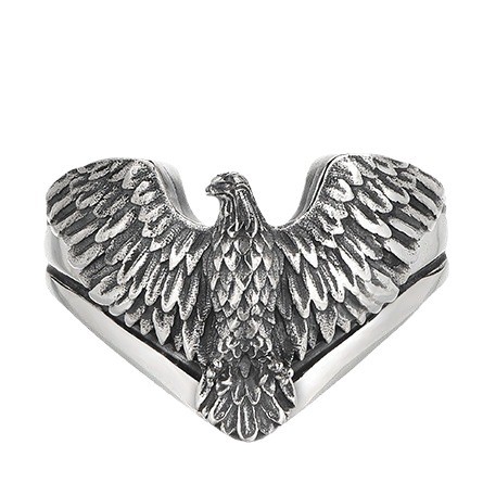 925 silver eagle ring