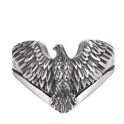 925 silver eagle ring