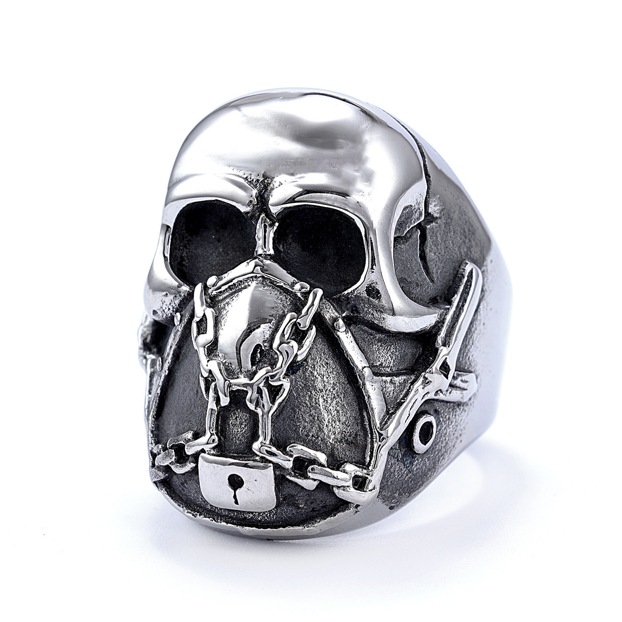 Giant Zombie Skull Ring