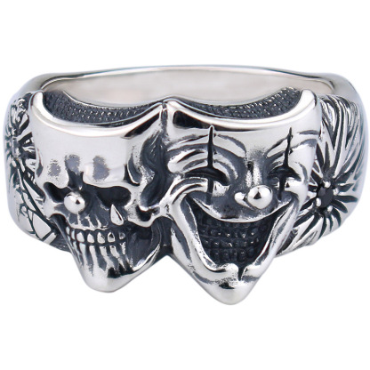 Gothic clown ring