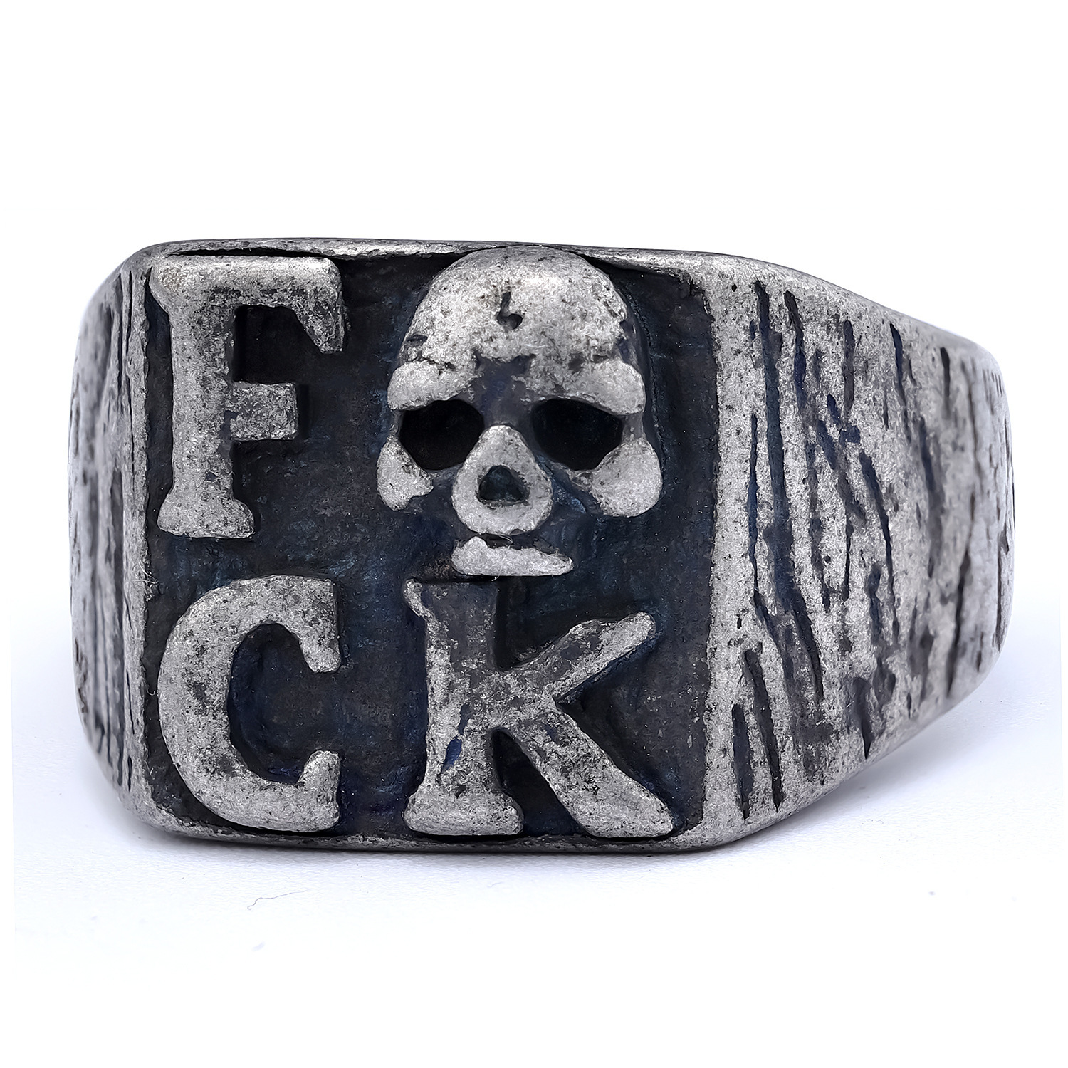 FCK skull ring