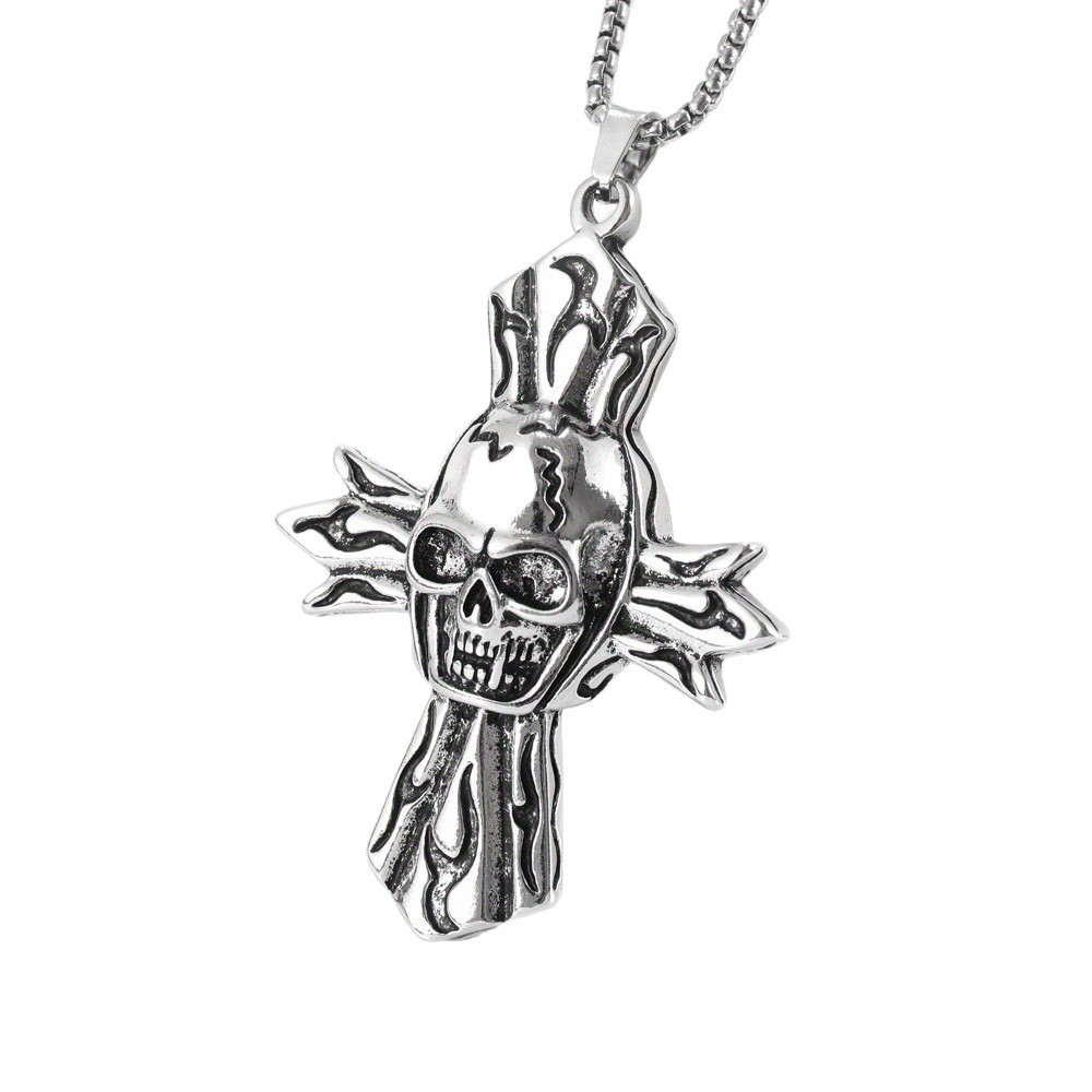 Skull Cross Necklace