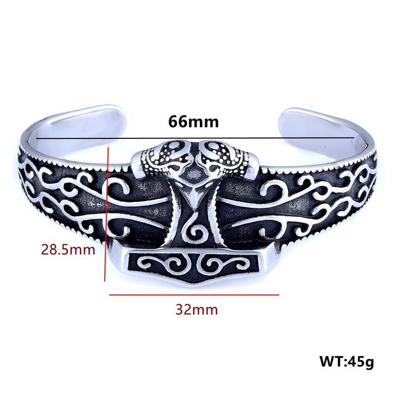 Viking Thor's Hammer Bracelet