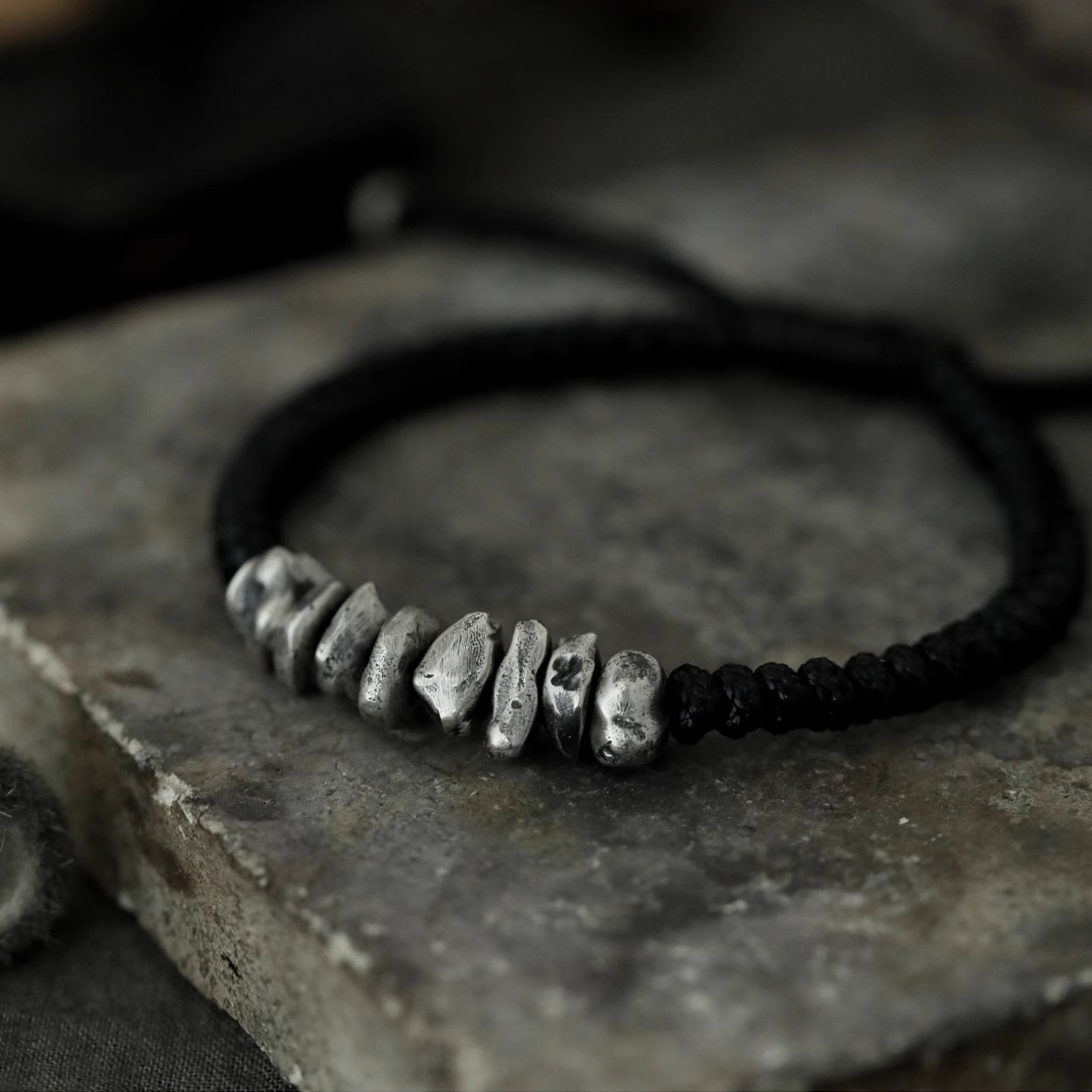 Men's silver bracelet