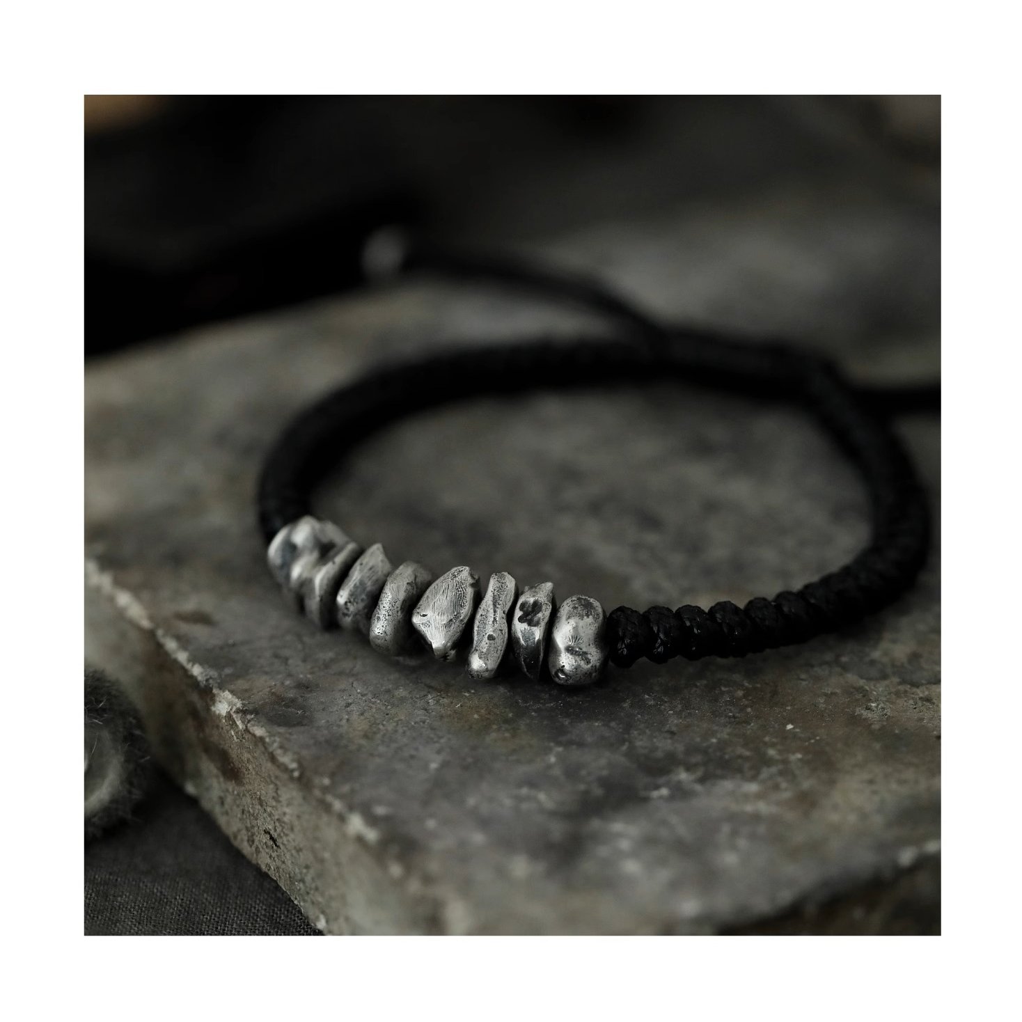 Men's silver bracelet