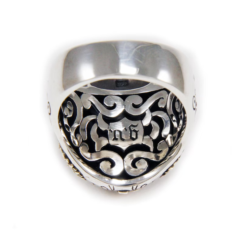 Sterling Silver Sugar Skull Ring