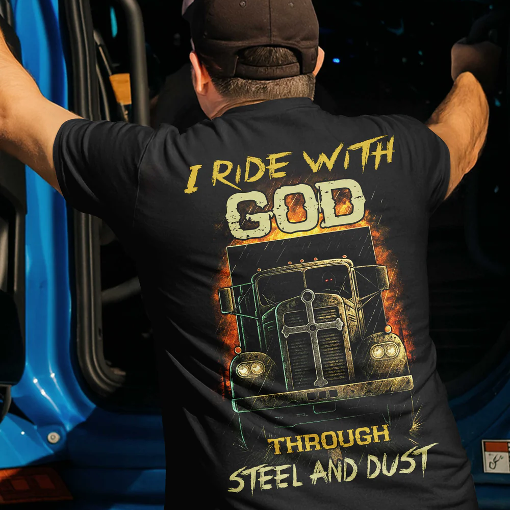 I Ride With God All Over Print T-Shirt