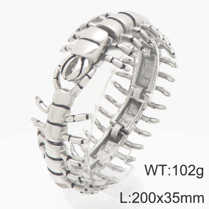 925 silver giant centipede bracelet