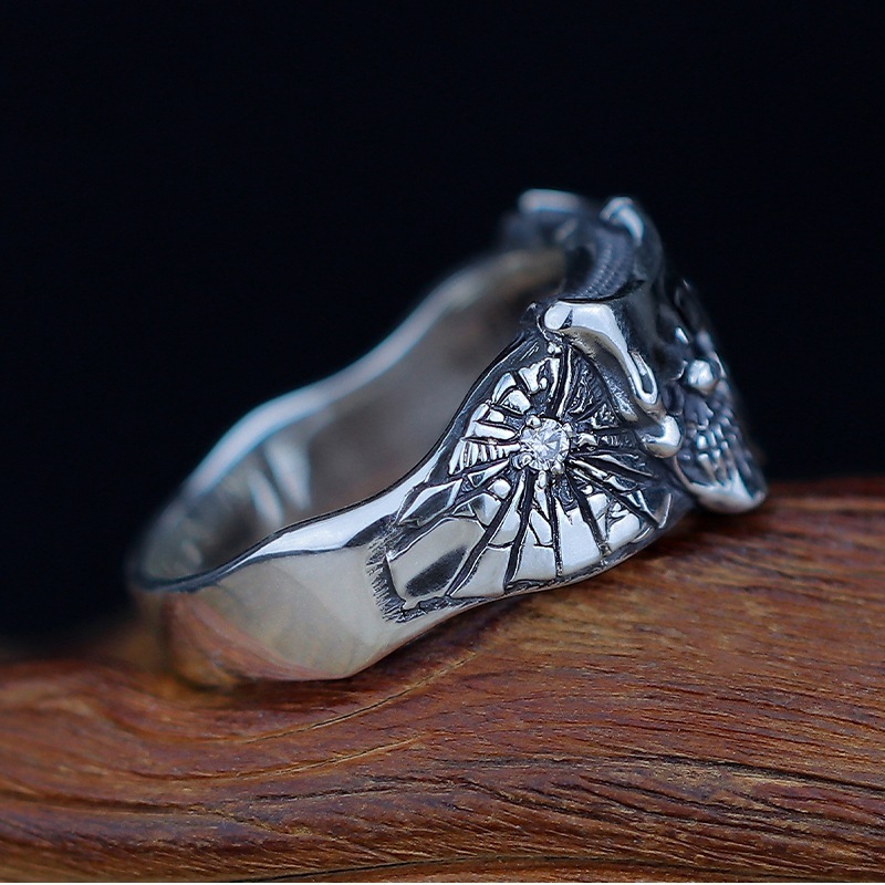 Gothic clown ring