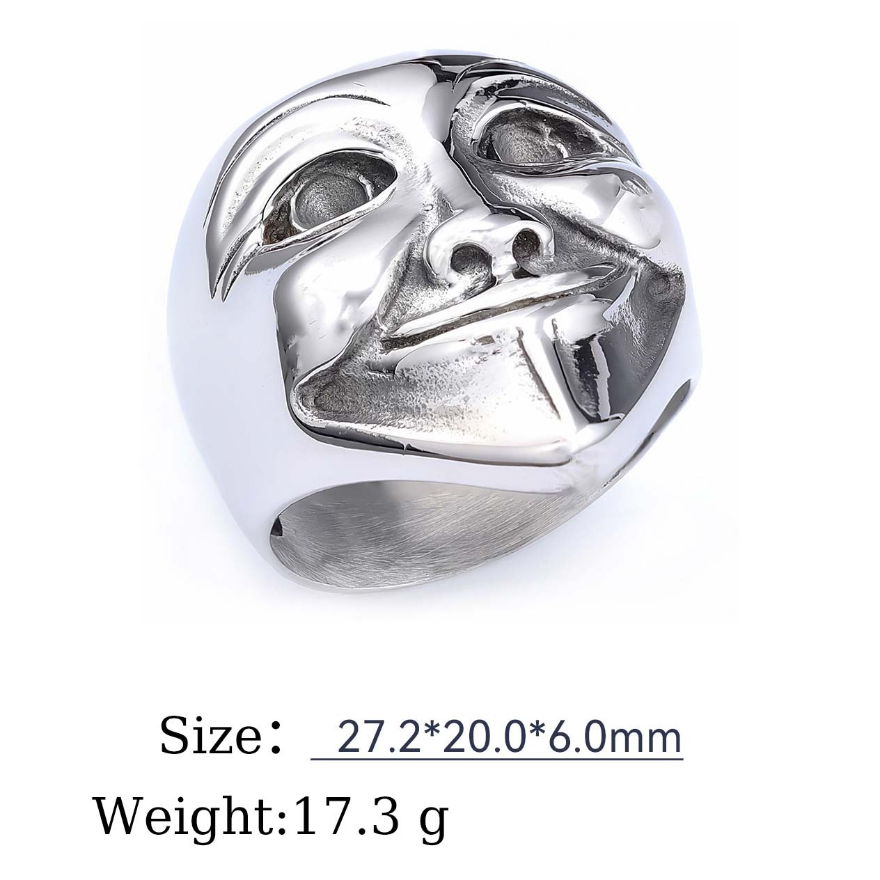 Clown mask ring
