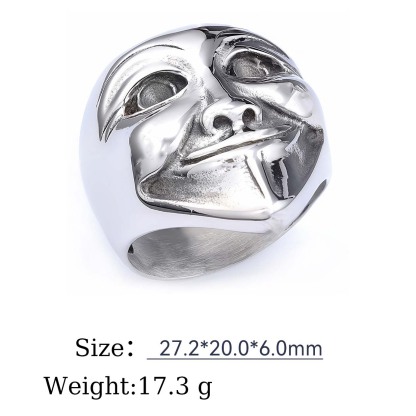 Clown mask ring