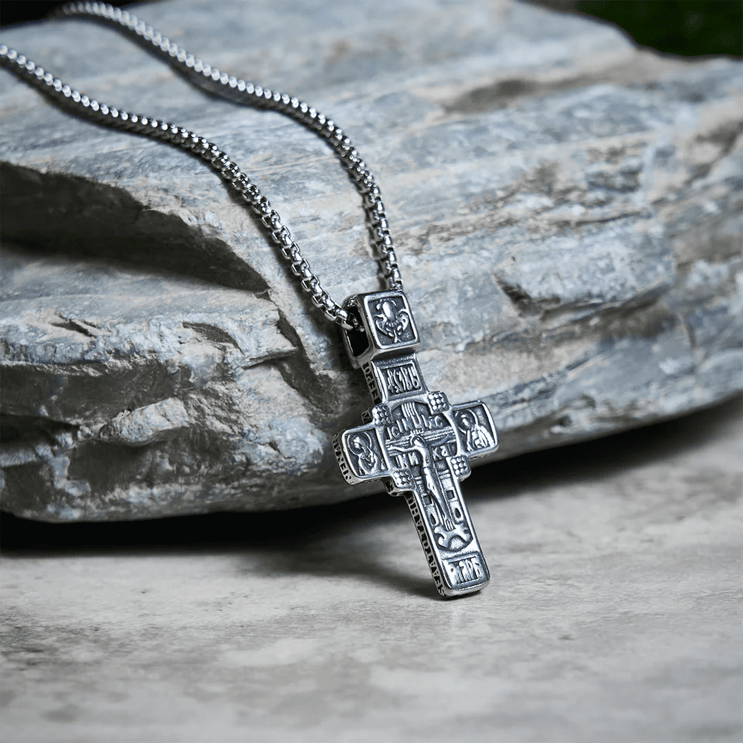 Vintage Orthodox Crucifix Necklace Series