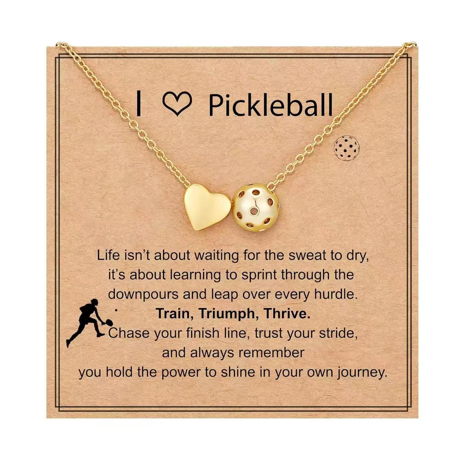 Ball-shaped heart pendant necklace