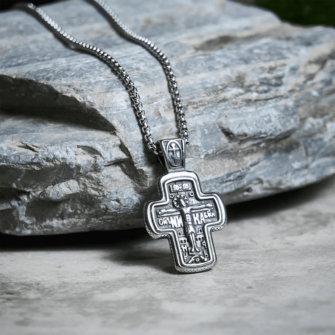 Vintage Orthodox Crucifix Necklace Series