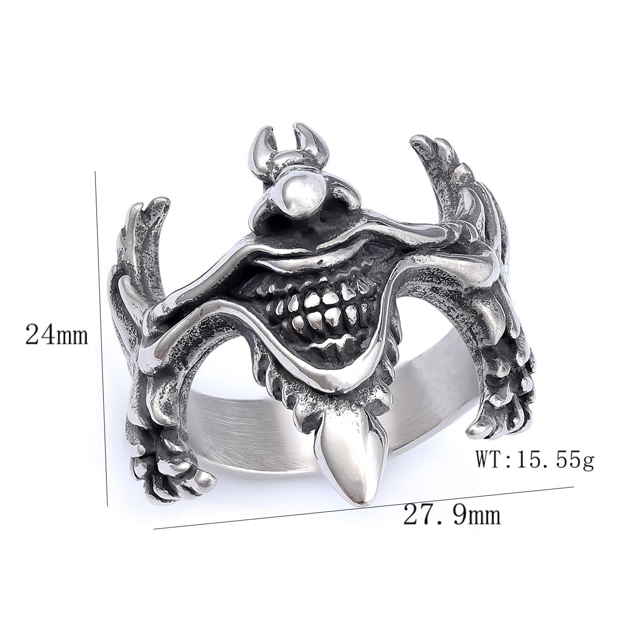Devil Smile Clown Ring