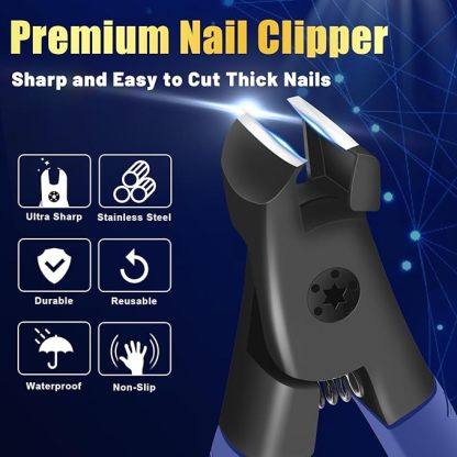 Large sharp nail scissors