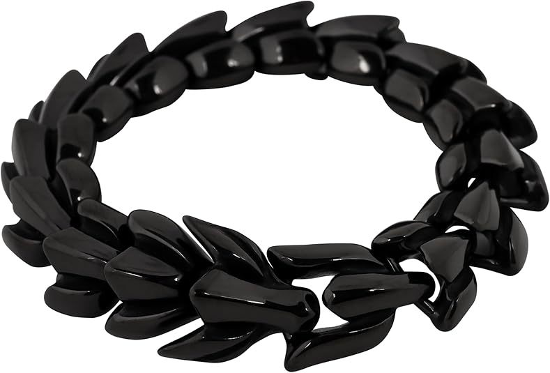 Sterling Silver Dragon Bone Bracelet