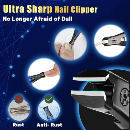 Large sharp nail scissors