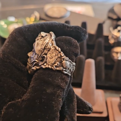 Punk Vintage Personalized Open Rings