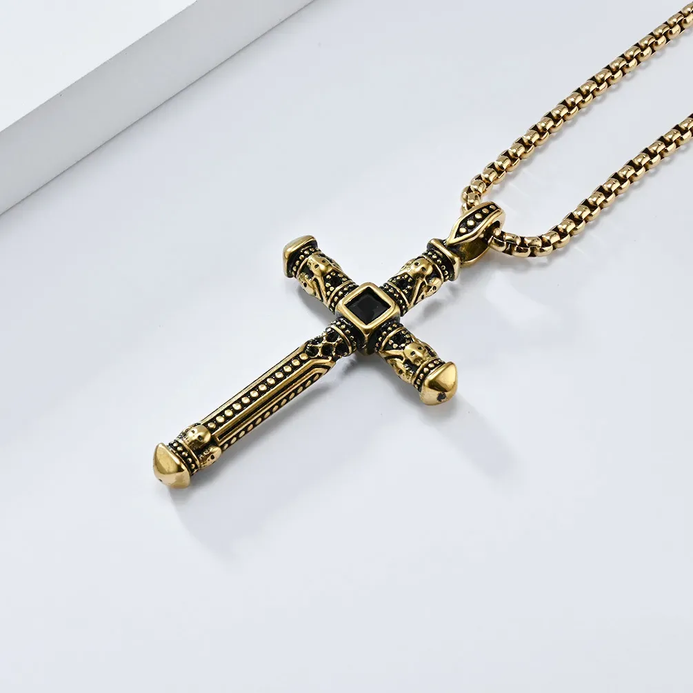 Skull Cross Necklace