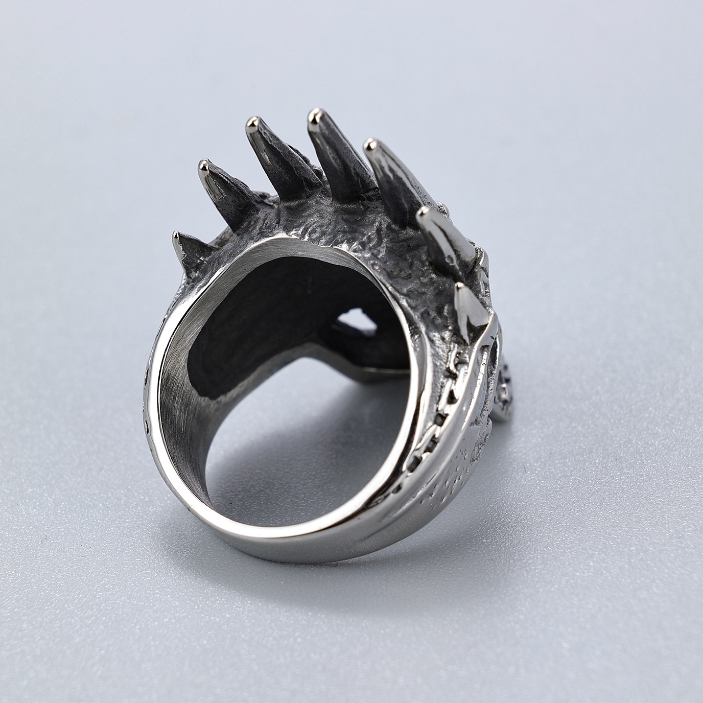 Crown Skull Ring