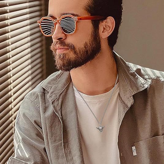 Double Gun Skull Necklace