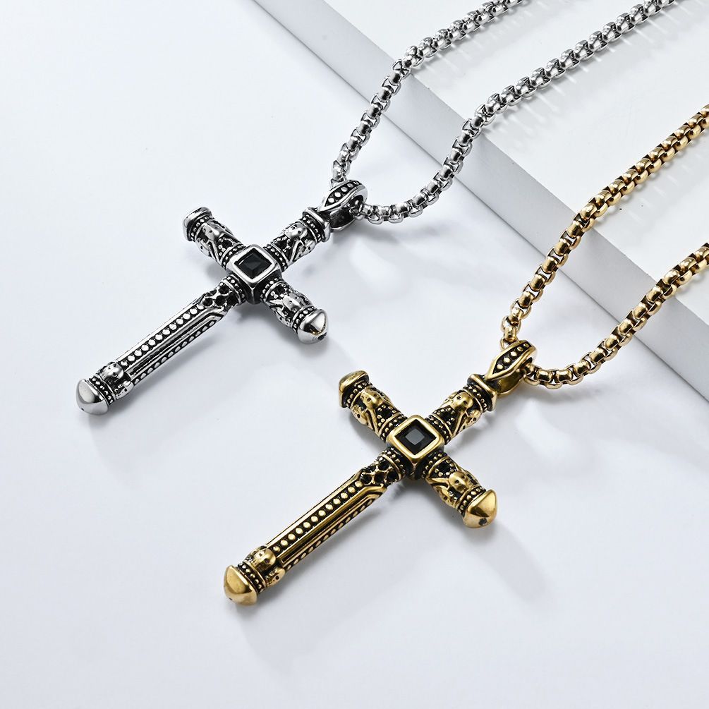 Skull Cross Necklace
