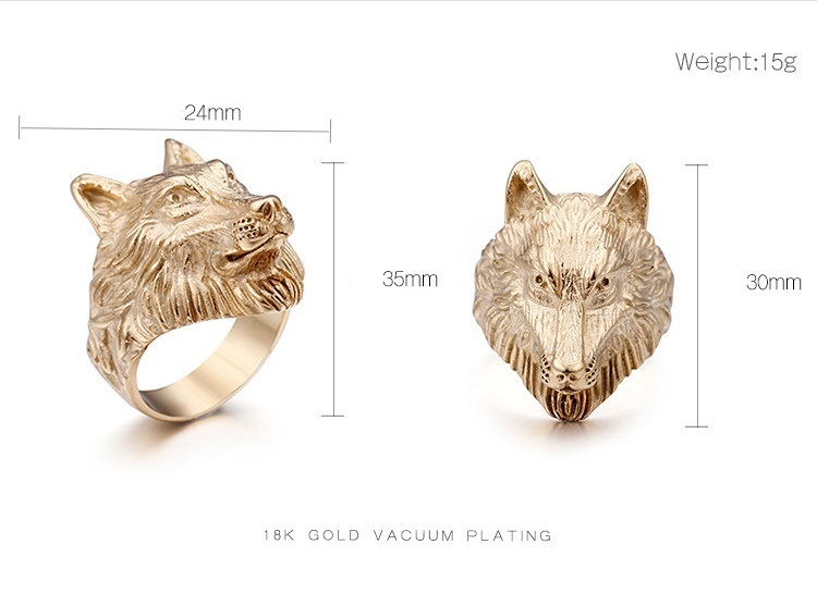 Anillo Lobo Fenrir