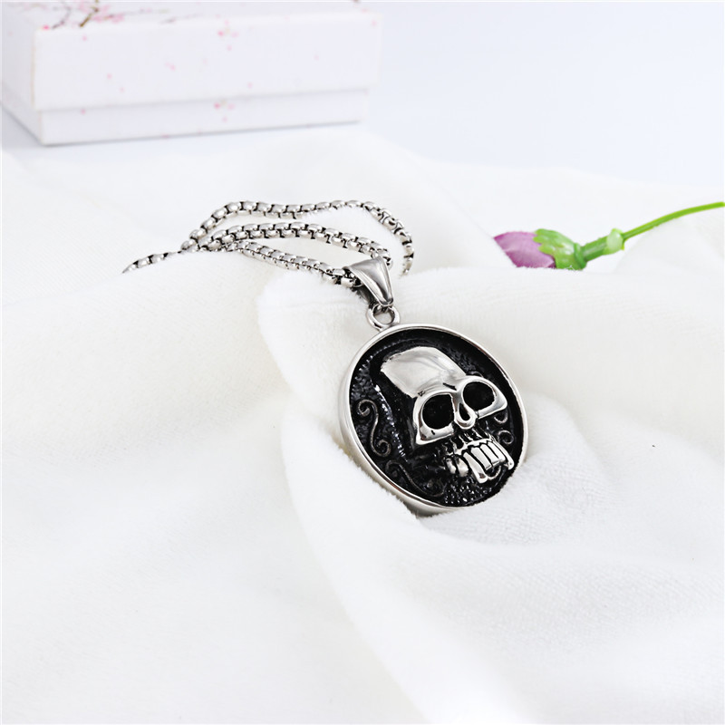 Silver Skull Necklace