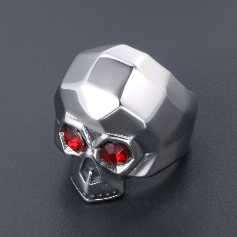Multifaceted Skull Ring