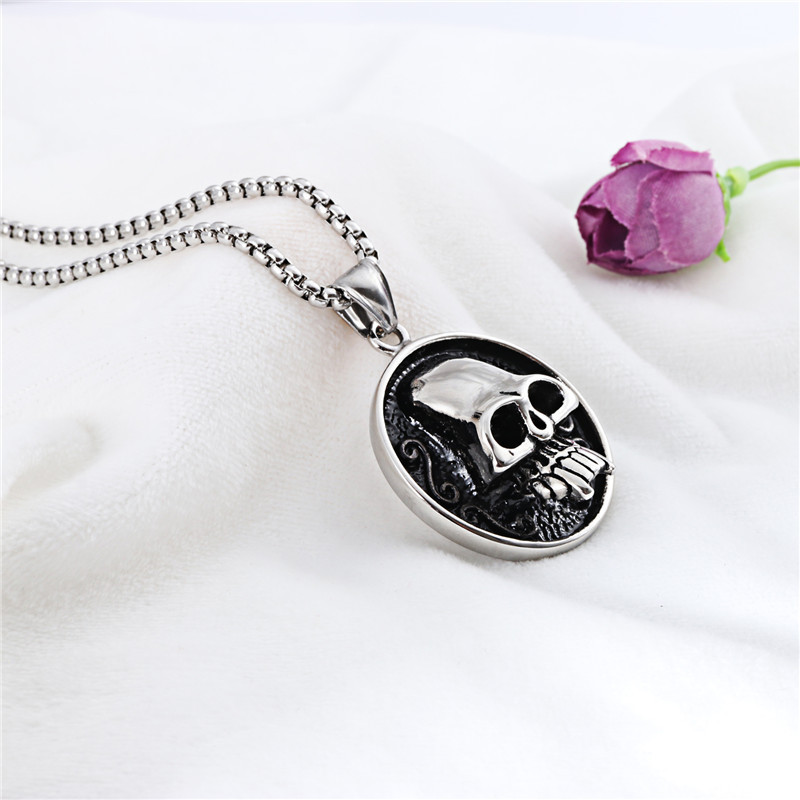 Silver Skull Necklace